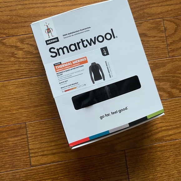 SMARTWOOL Merino 250 Baselayer Pattern 1/4 Zip Boxed BNIB - Picture 16 of 16